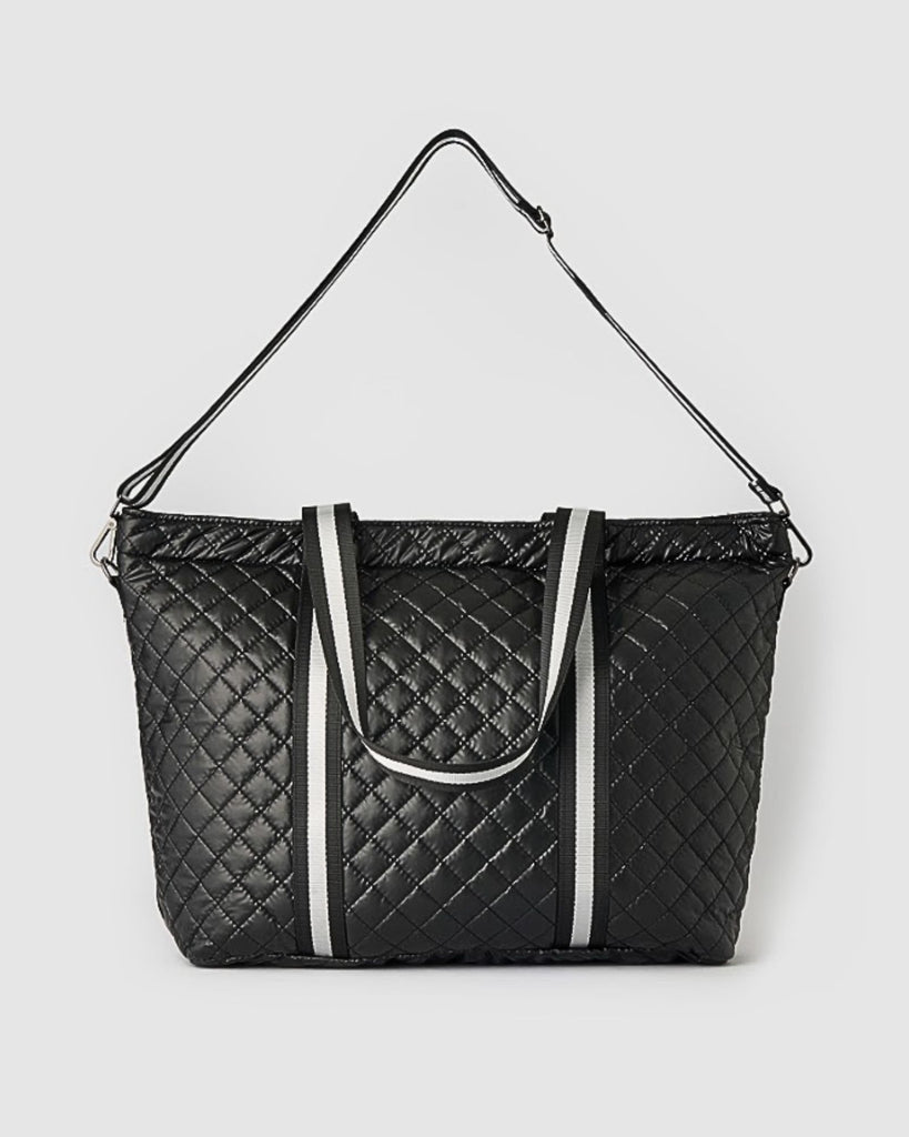 Miz Casa & Co Raven Tote Bag Black & White