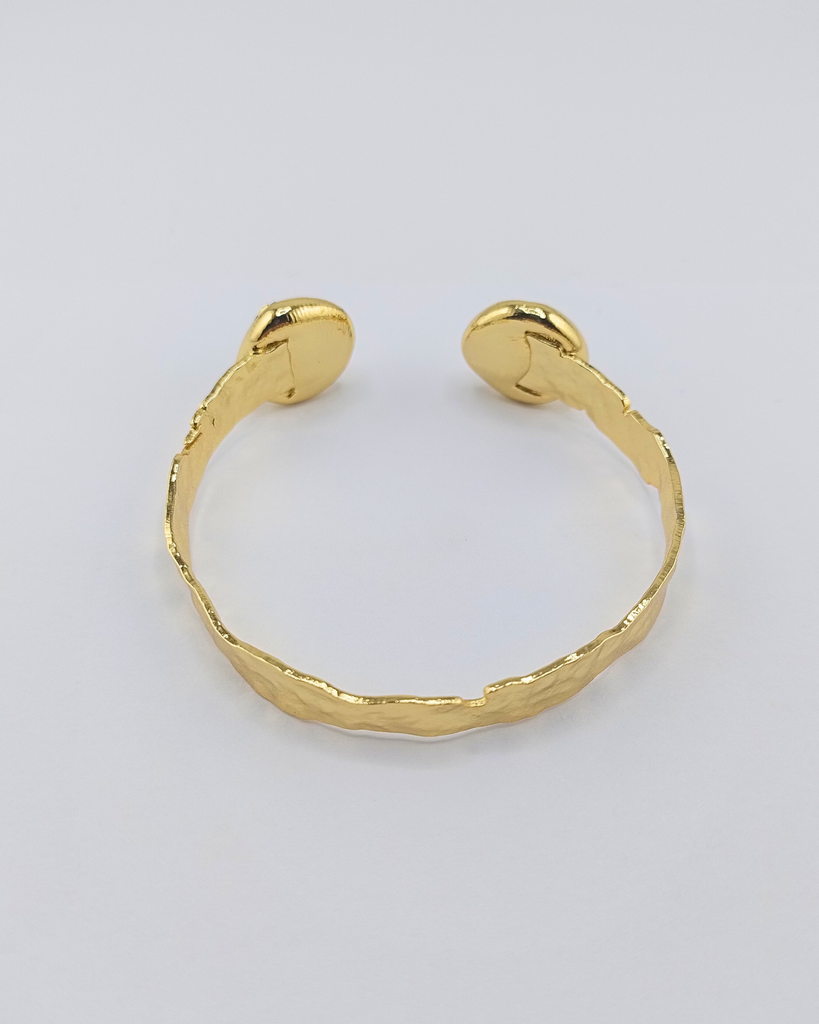 Miz Casa & Co Calyra Cuff Bracelet Gold Black