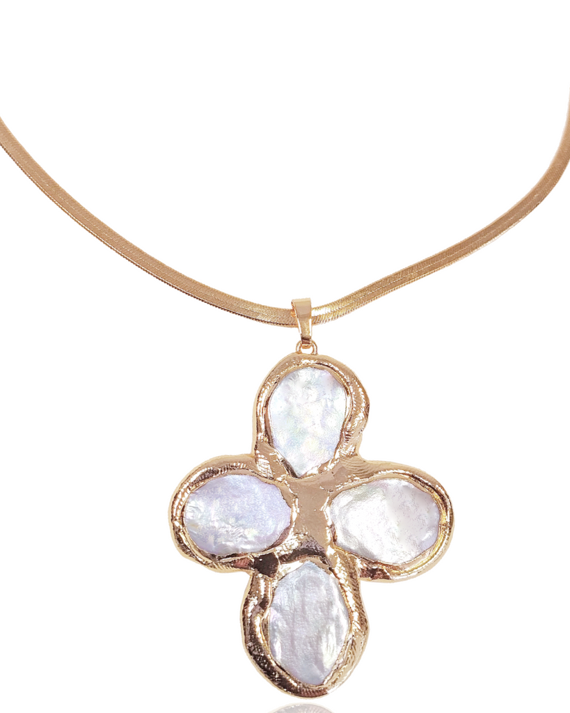 Miz Casa & Co Valoria Pearl Necklace