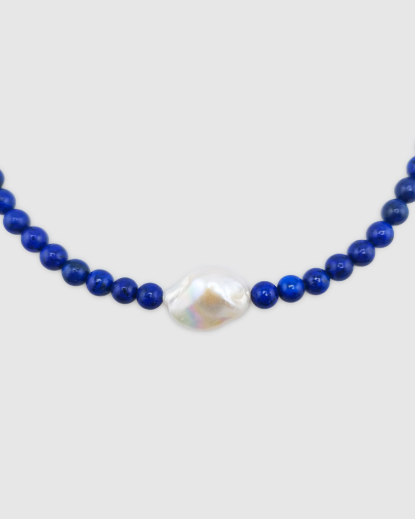 Miz Casa & Co Aster Necklace Blue Lapis