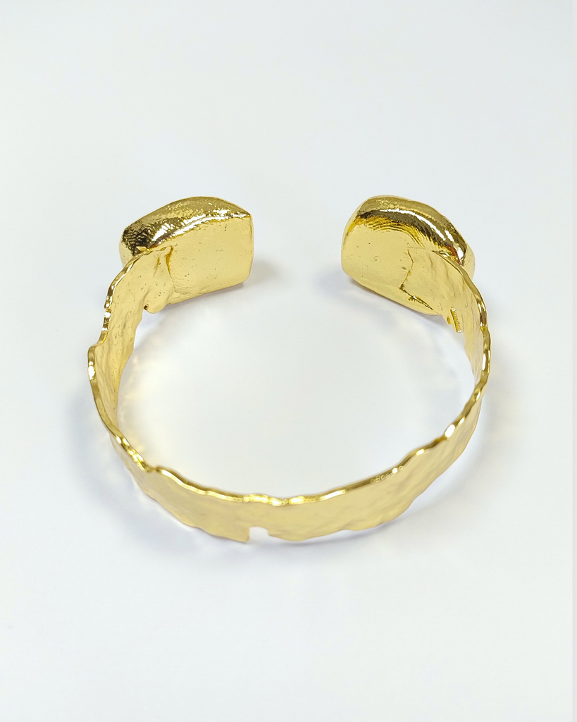 Miz Casa & Co Aurana Cuff Gold Pearl