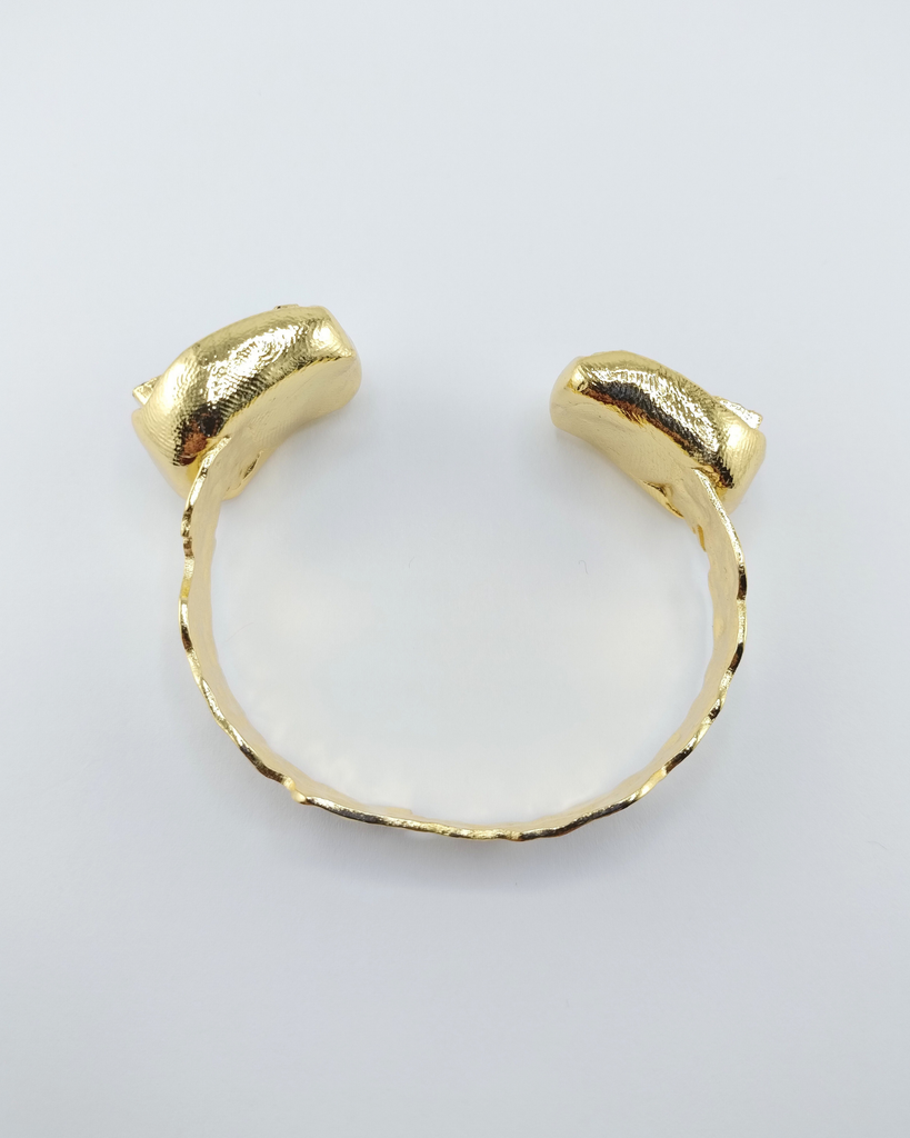 Miz Casa & Co Aurana Cuff Gold Black