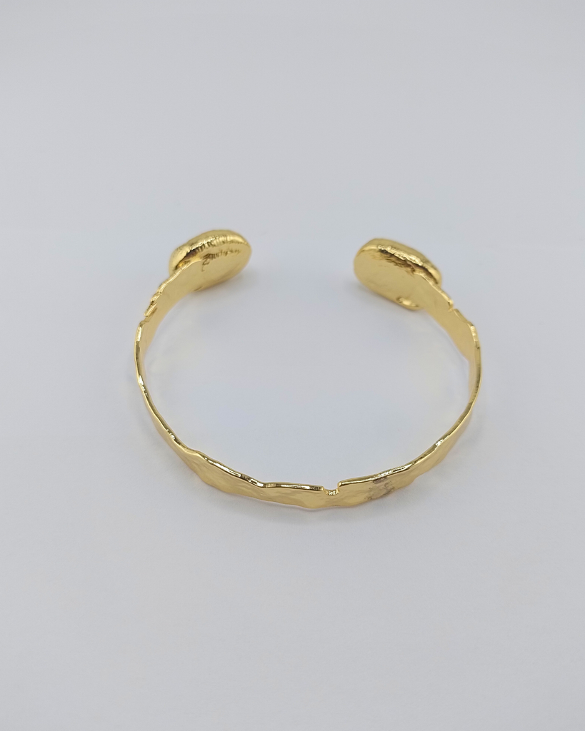 Miz Casa & Co Aven Cuff Bracelet Gold Pearl