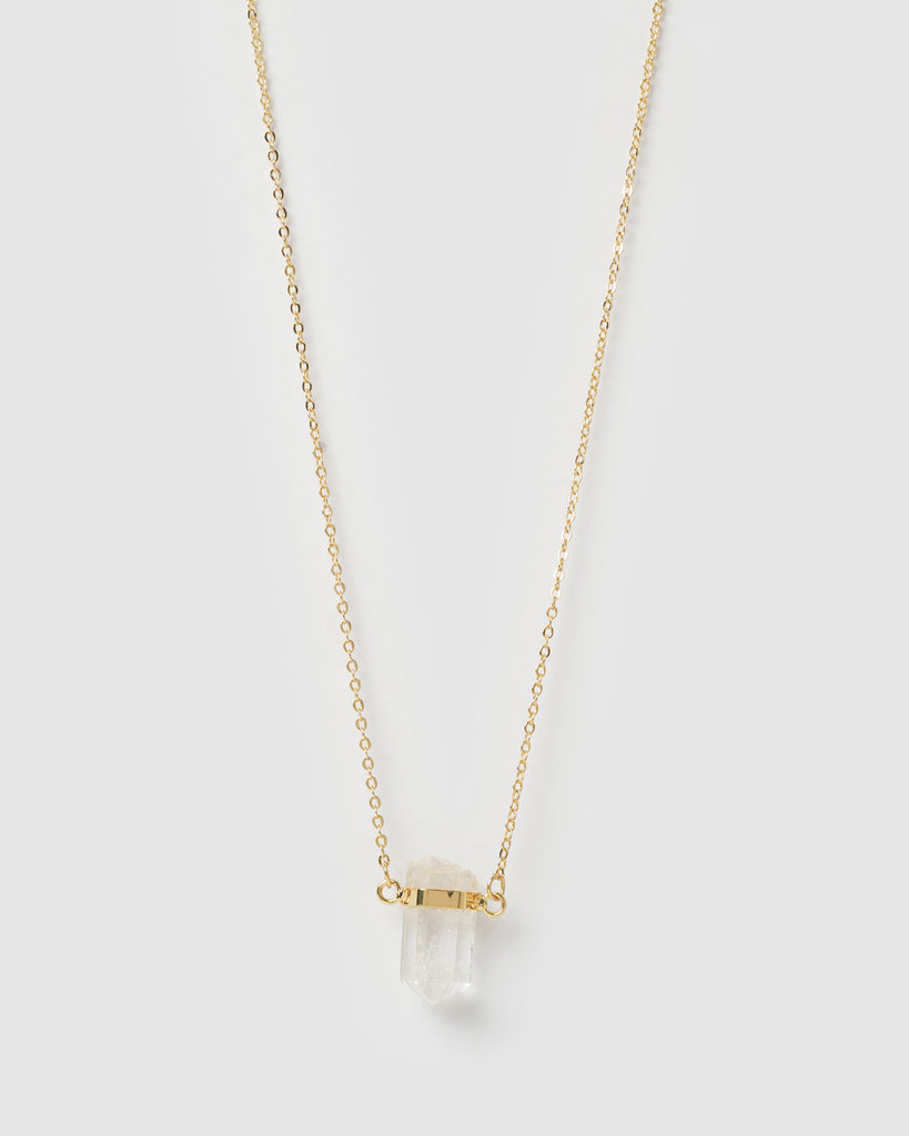 Miz Casa & Co Mia Necklace Clear Quartz