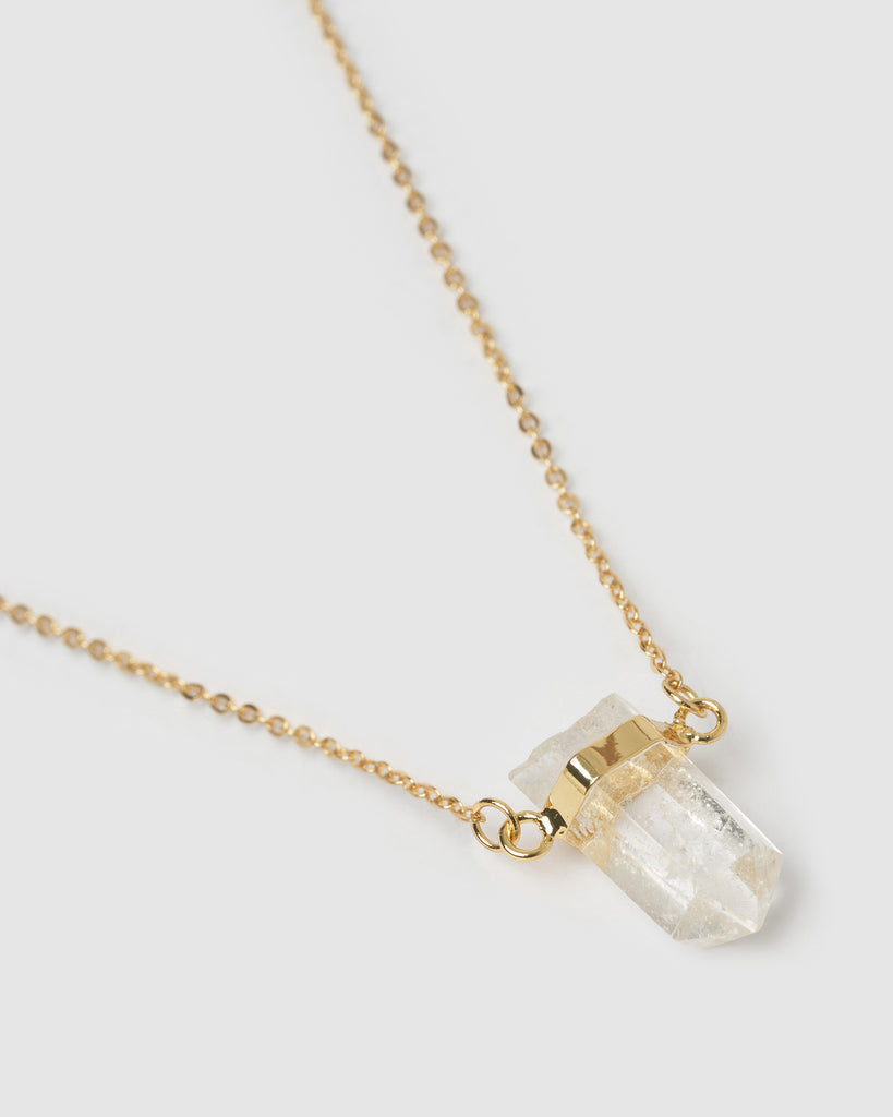 Miz Casa & Co Mia Necklace Clear Quartz