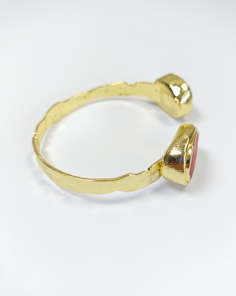 Miz Casa & Co Calista Cuff Gold Red