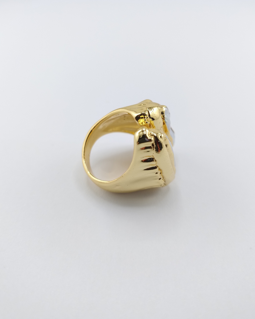 Miz Casa & Co Cody Ring Gold Pearl