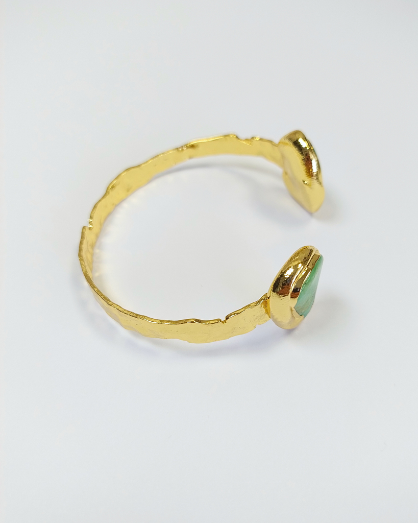 Miz Casa & Co Corisande Cuff Gold Green
