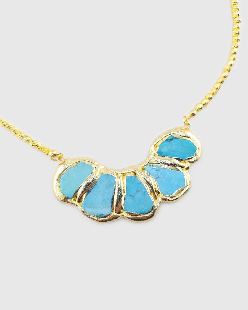 Miz Casa & Co Aurielle Necklace Turquoise