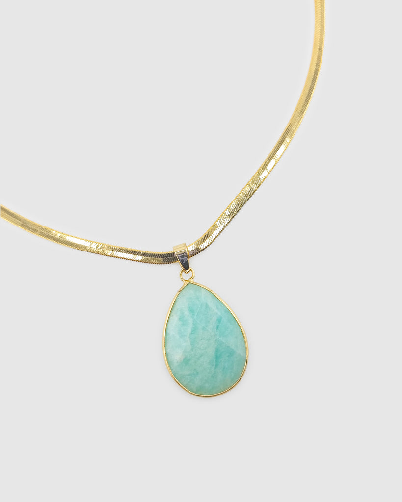 Miz Casa & Co Alira Necklace Amazonite
