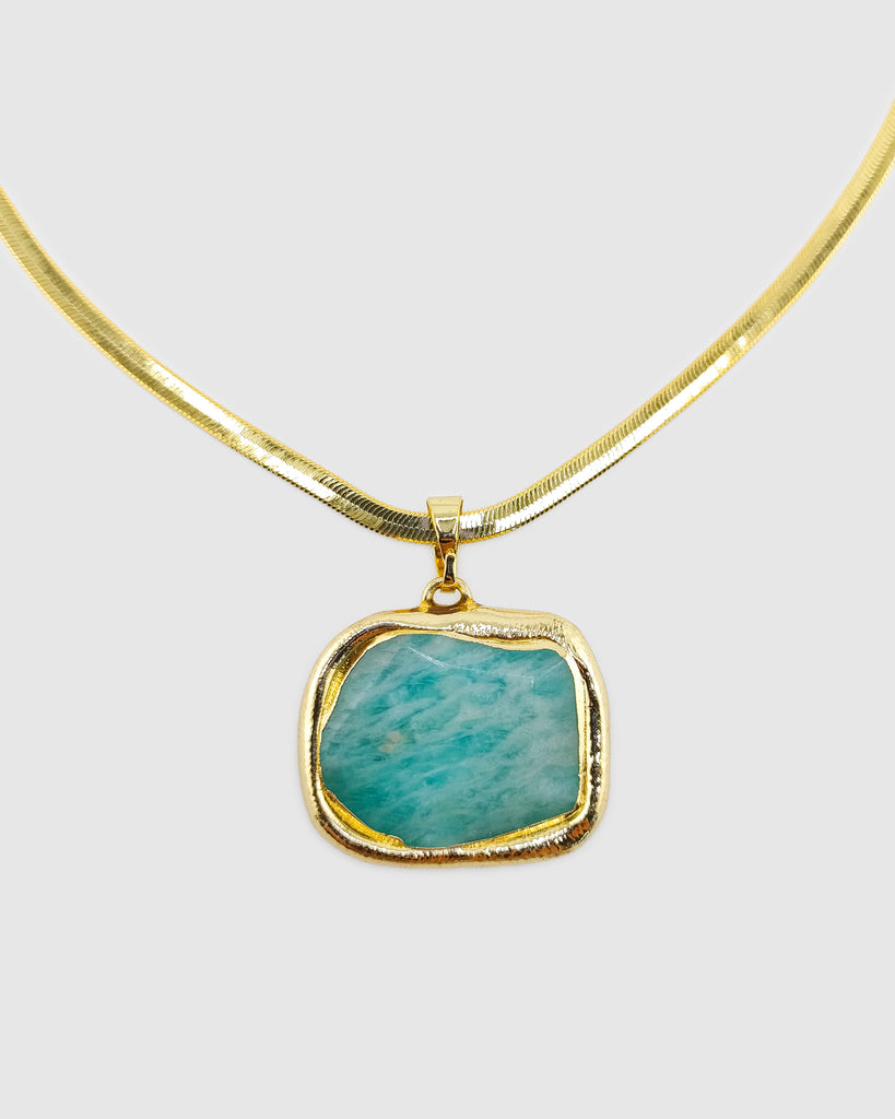 Miz Casa & Co Azurine Necklace Jade