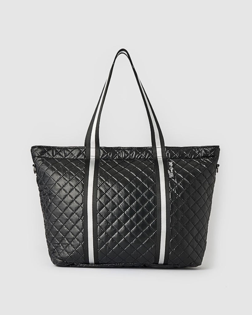 Miz Casa & Co Raven Tote Bag Black & White