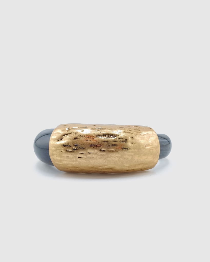 Miz Casa & Co Lune Cuff Bracelet Gold Black