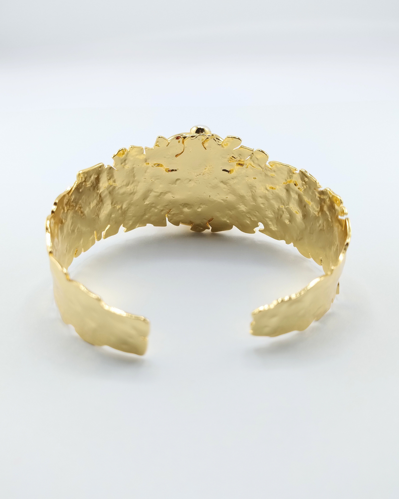 Miz Casa & Co Orlaith Cuff Gold pearl
