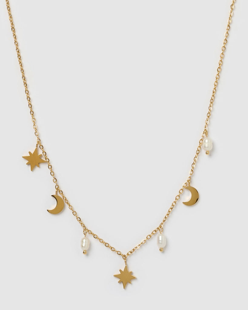 Miz Casa & Co Starry Pearl Necklace