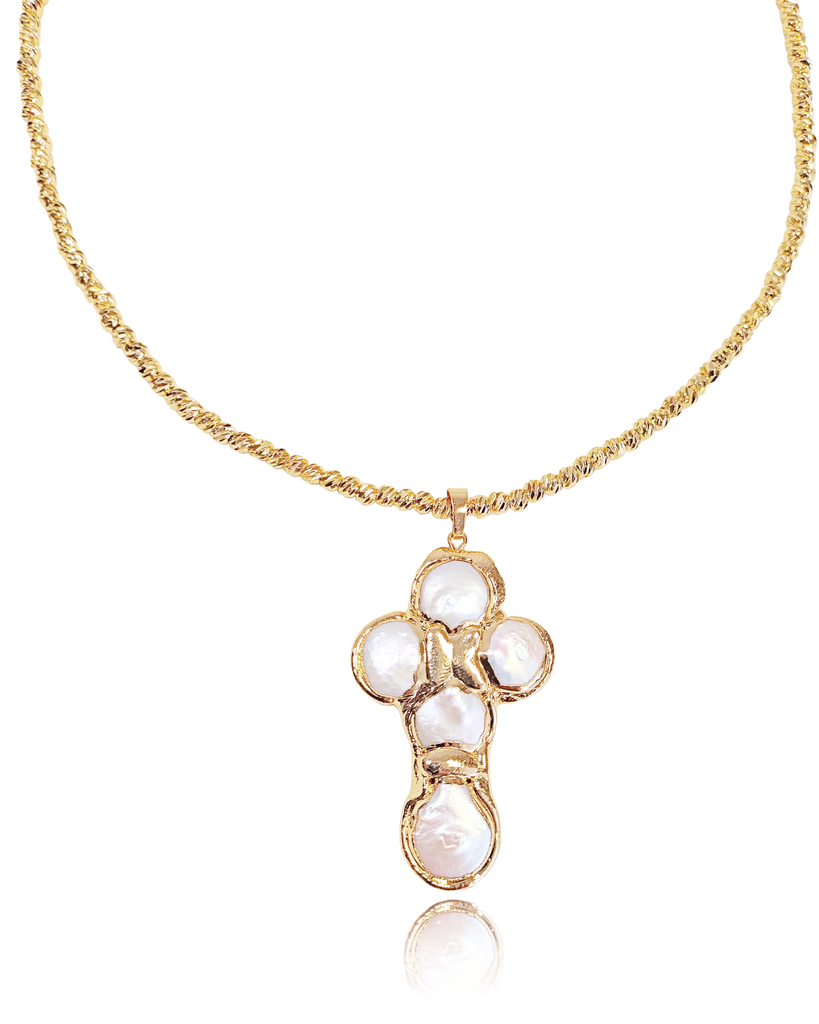Miz Casa & Co Thalora Pearl Necklace
