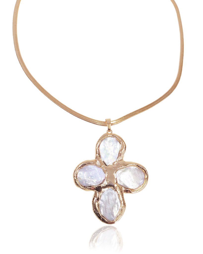 Miz Casa & Co Valoria Pearl Necklace