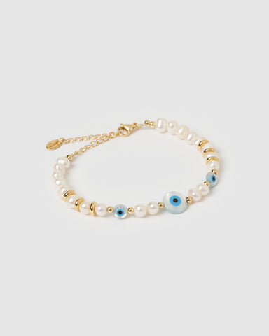 Miz Casa & Co Alina Bracelet Pearl Multi