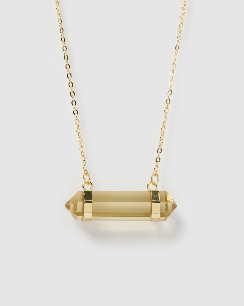 Miz Casa & Co April Necklace Citrine