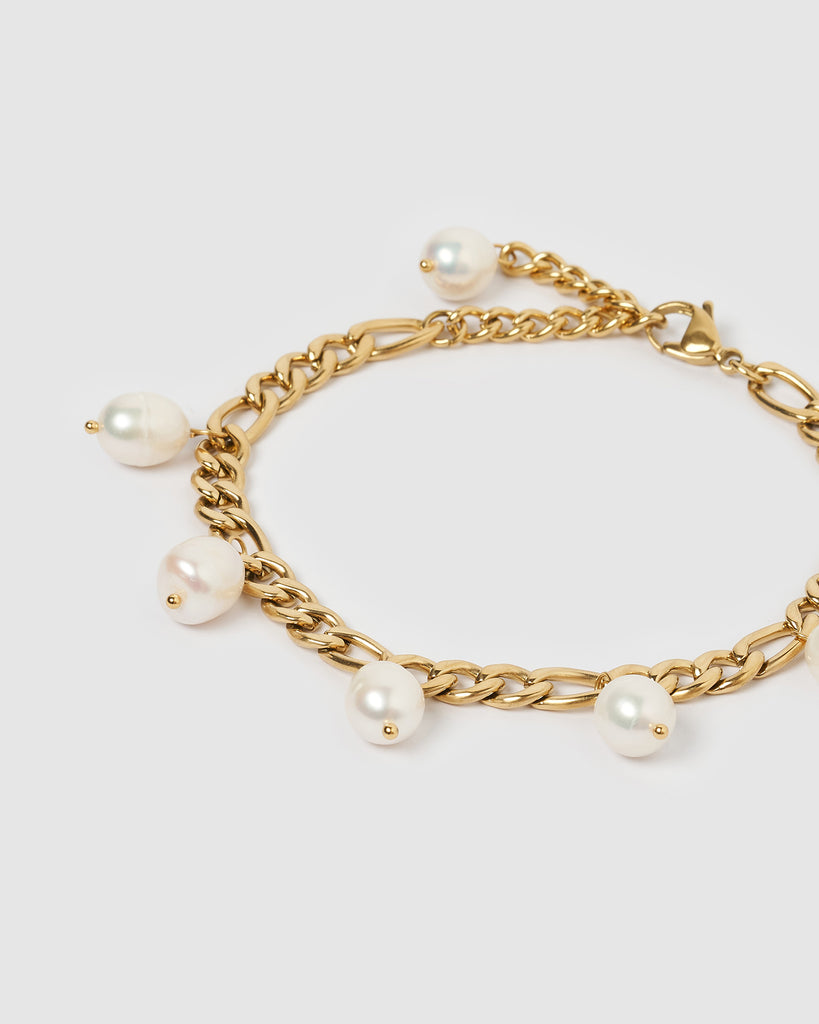 Miz Casa & Co Anastasia Chain Anklet Gold