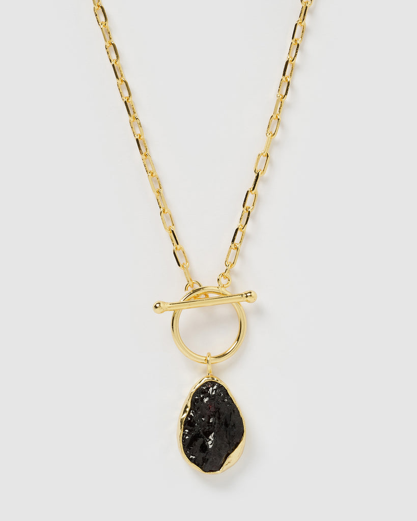 Miz Casa & Co Isabelle Necklace Garnet