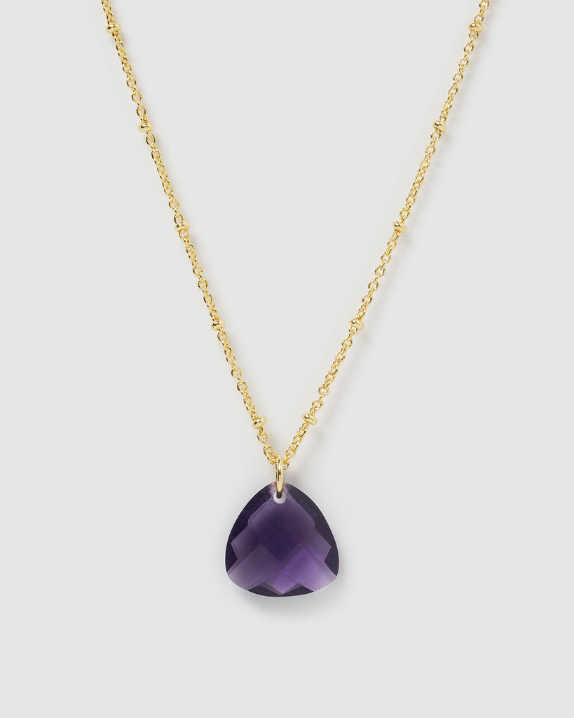 Miz Casa & Co Leny Necklace Amethyst