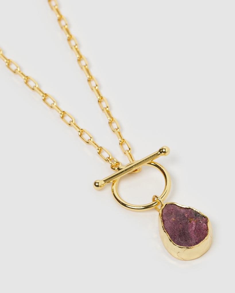 Miz Casa & Co Isabelle Necklace Ruby