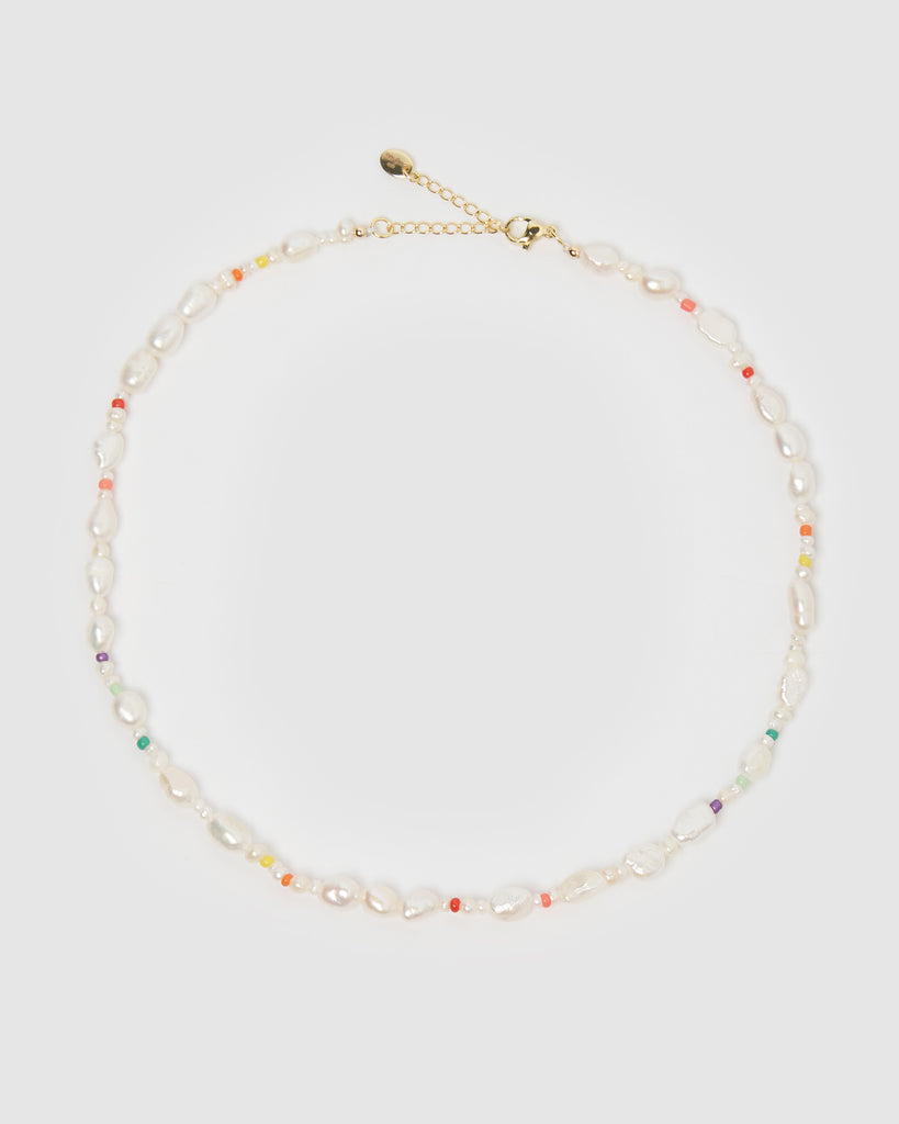 Miz Casa & Co Aliah Choker Pearl Multi