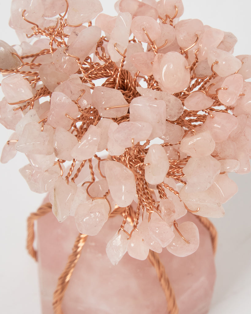 Miz Casa & Co Rose Quartz Crystal Tree