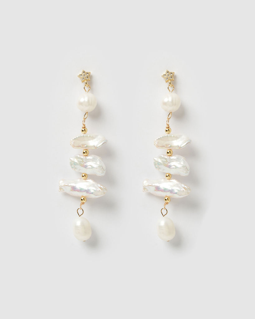 Miz Casa & Co Sienna Earrings Pearl