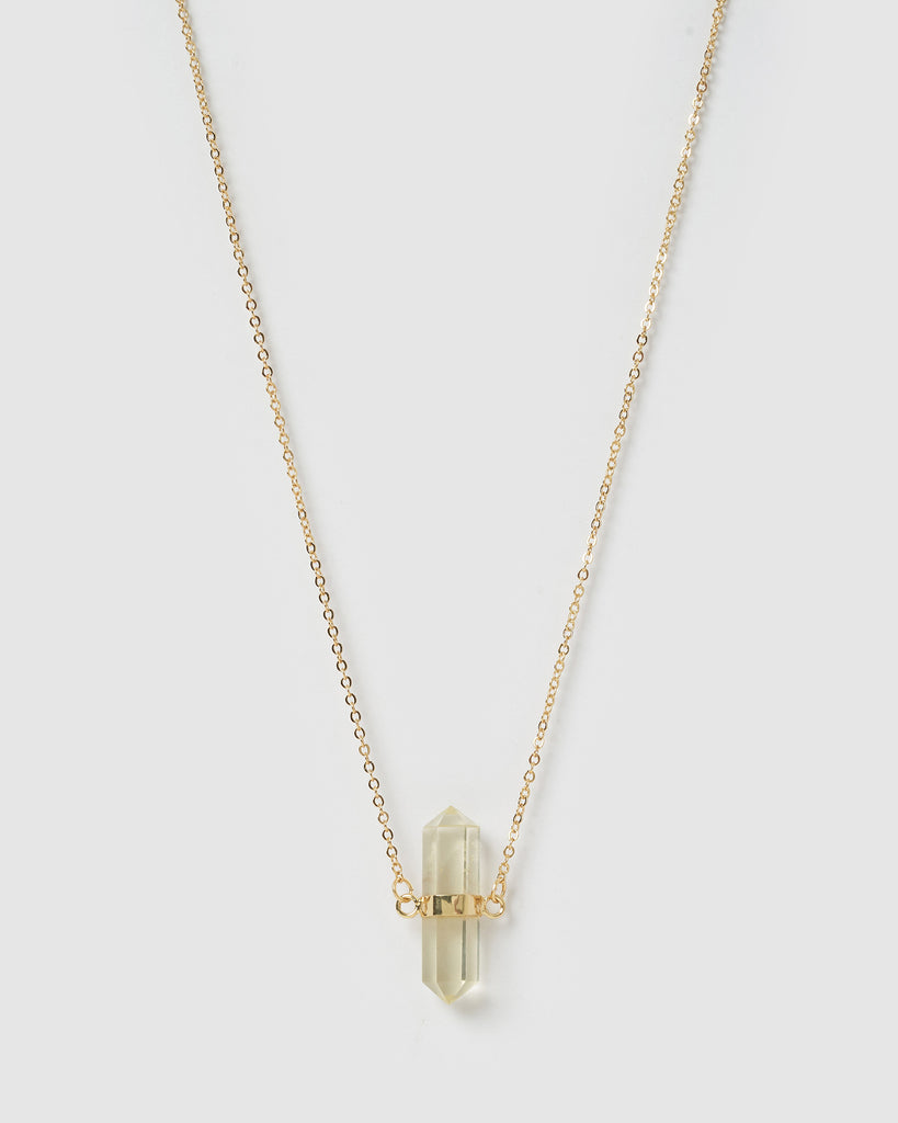 Miz Casa & Co Quinn Necklace Citrine