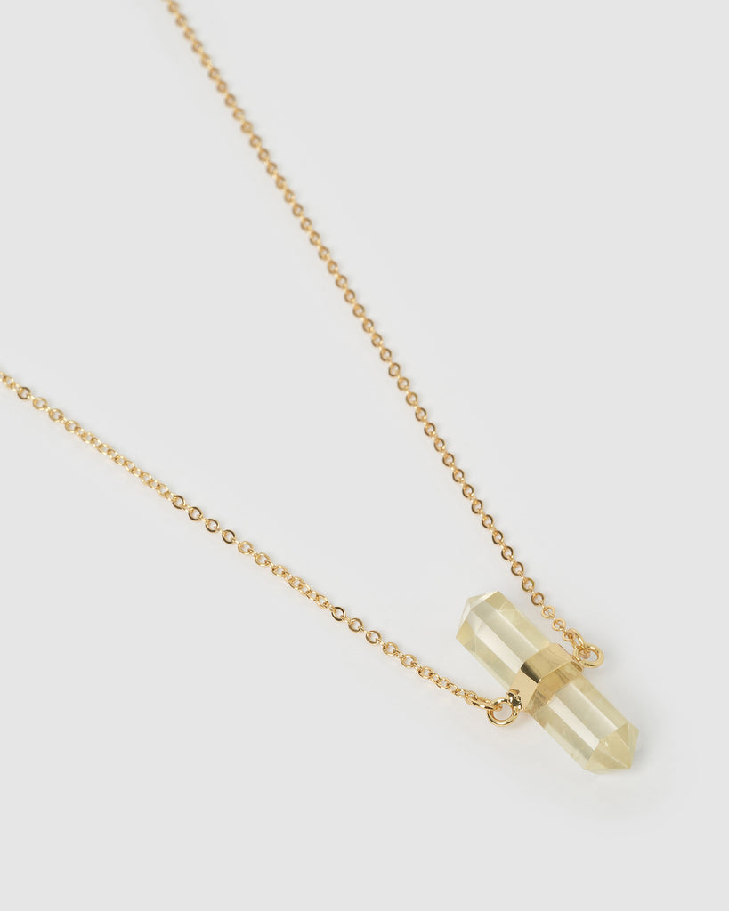 Miz Casa & Co Quinn Necklace Citrine