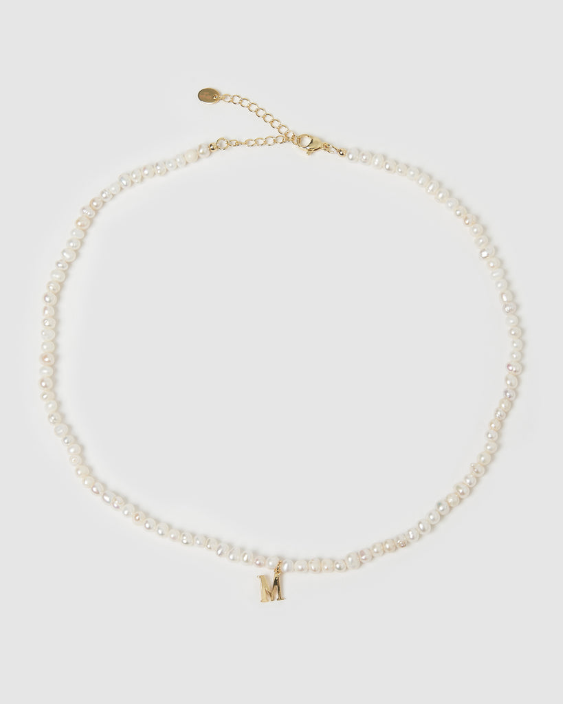 Miz Casa & Co Pearl Letter M Choker