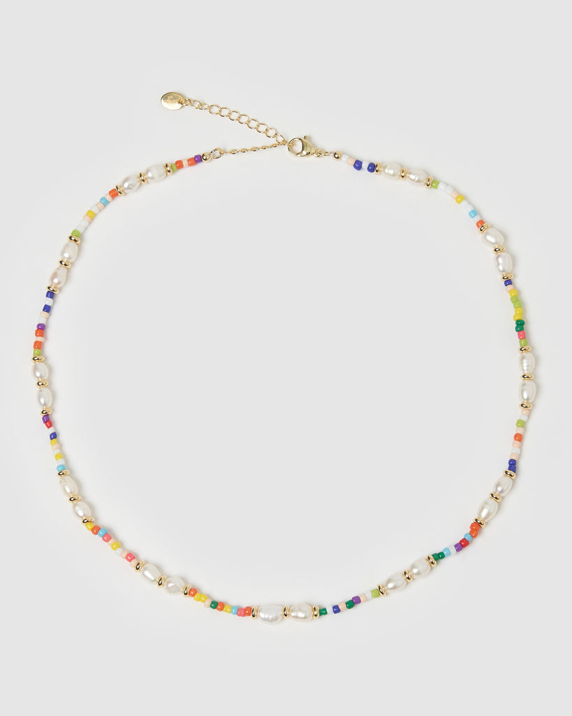 Miz Casa & Co Alina Choker Pearl multi