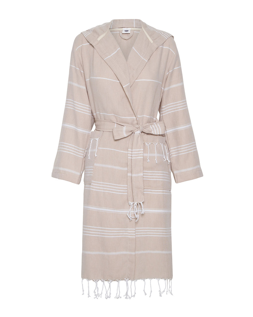 Miz Casa & Co Bronte Turkish Beach Robe Beige