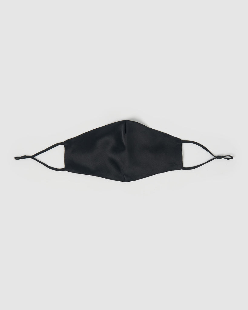 Miz Casa & Co Silk Face Mask Black