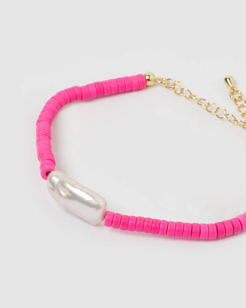 Miz Casa & Co Moana Bracelet Pink