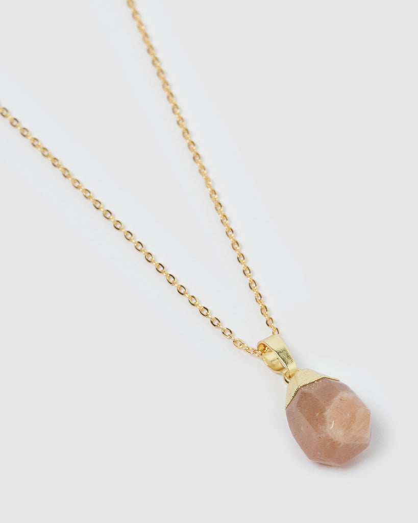 Miz Casa & Co Hope Necklace Peach