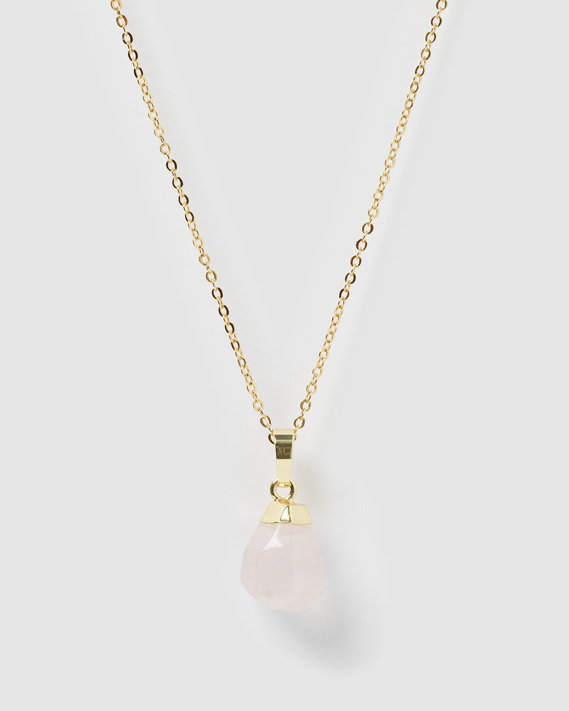 Miz Casa & Co Hope Necklace Rose Quartz