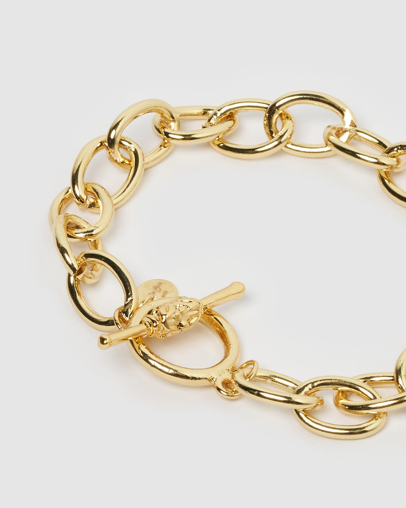 Miz Casa & Co Blair Chain Bracelet Gold