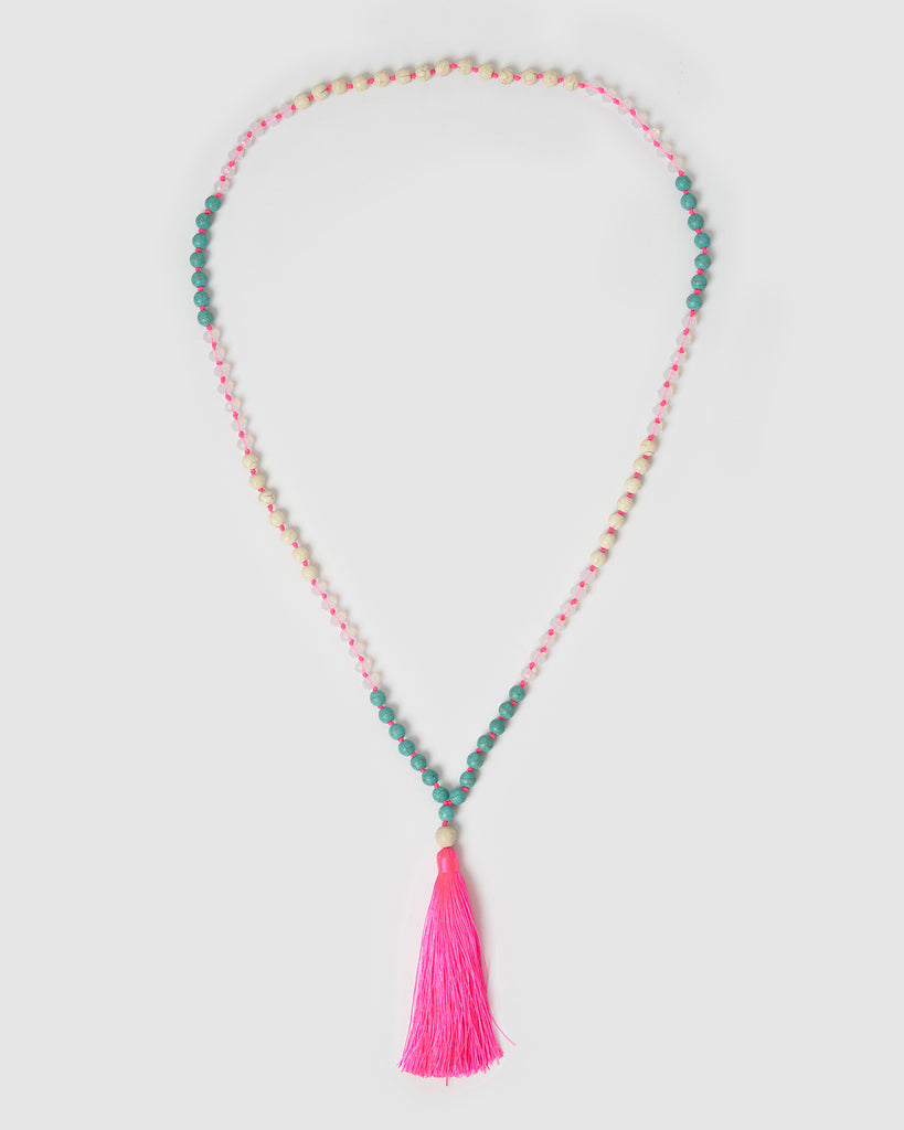 Miz Casa & Co Carly Necklace Pink