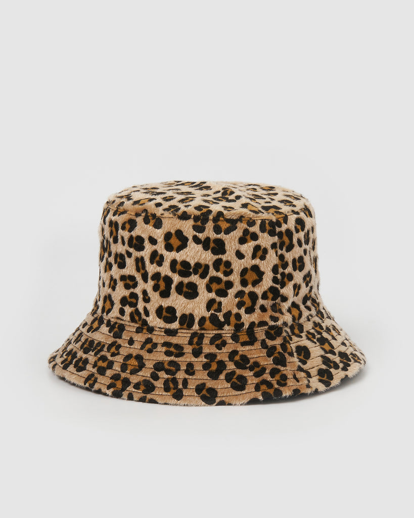 Miz Casa & Co Kailani Bucket Hat Leopard