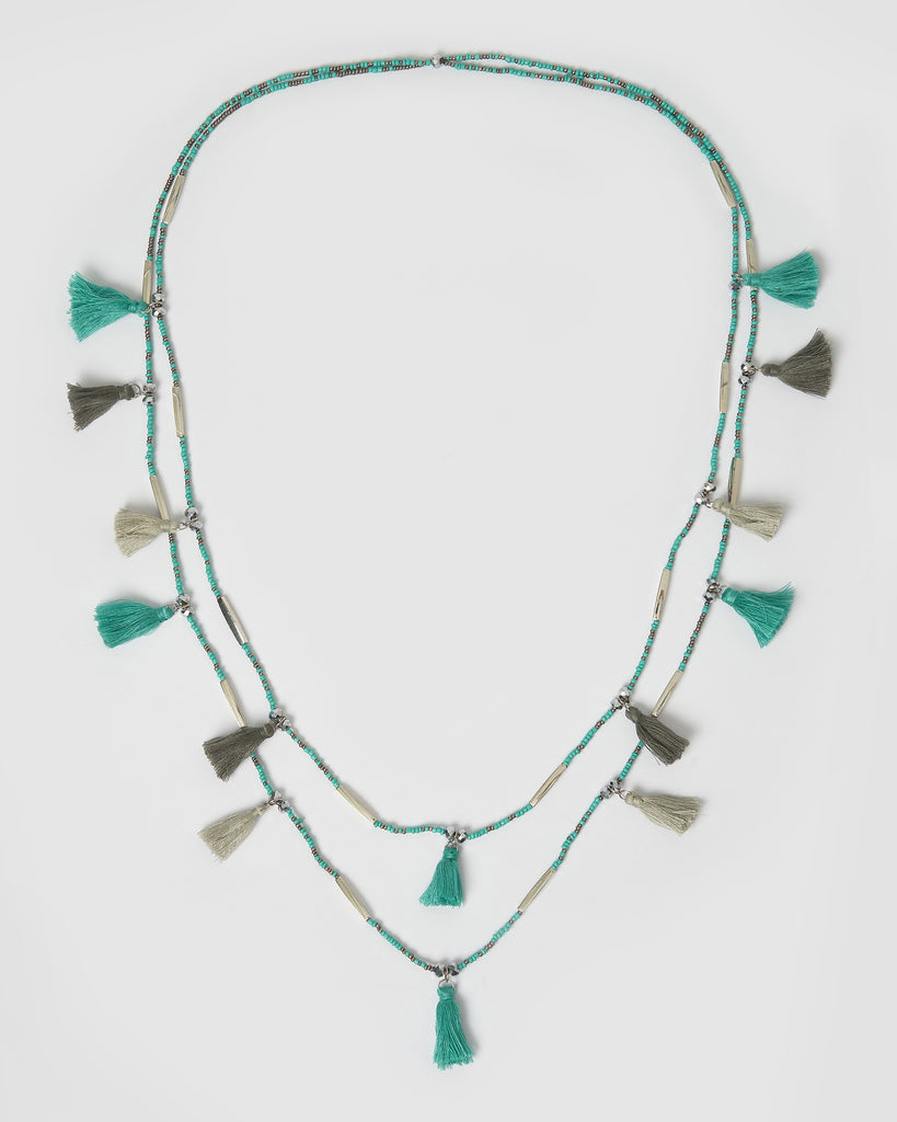 Miz Casa & Co Karen Necklace Turquoise