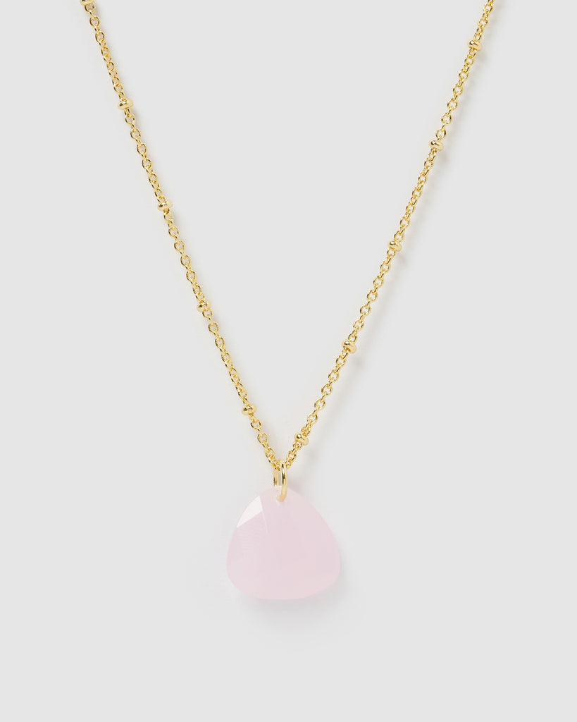 Miz Casa & Co Leny Necklace Rose Quartz