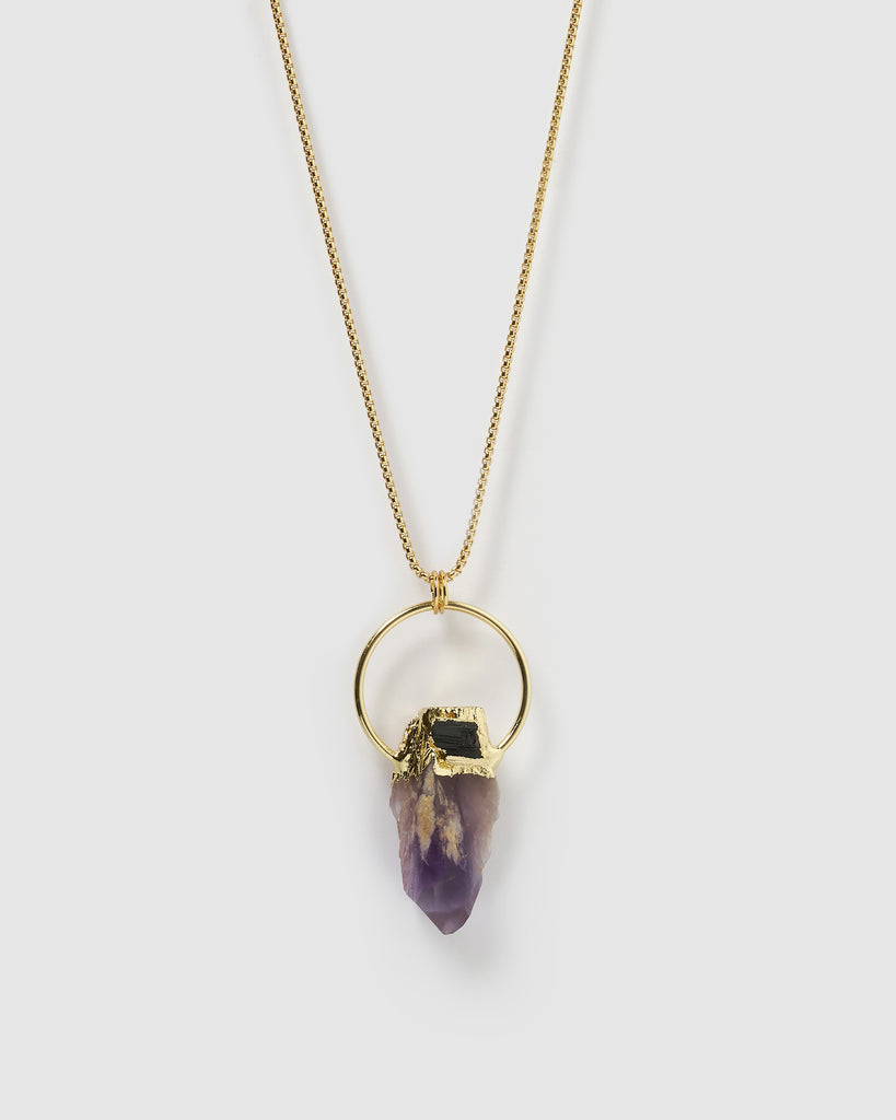 Miz Casa & Co Maia Necklace Amethyst