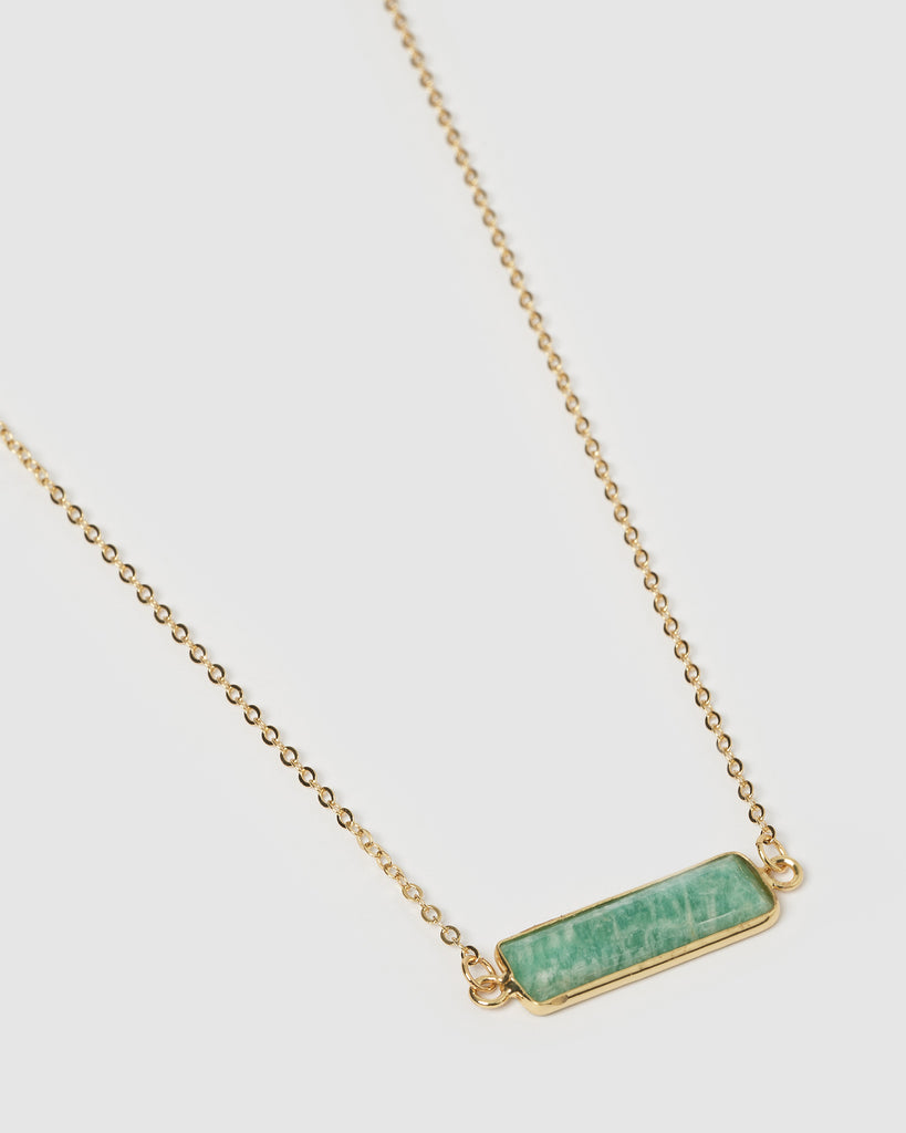 Miz Casa & Co Maz Necklace Gold Adventurine