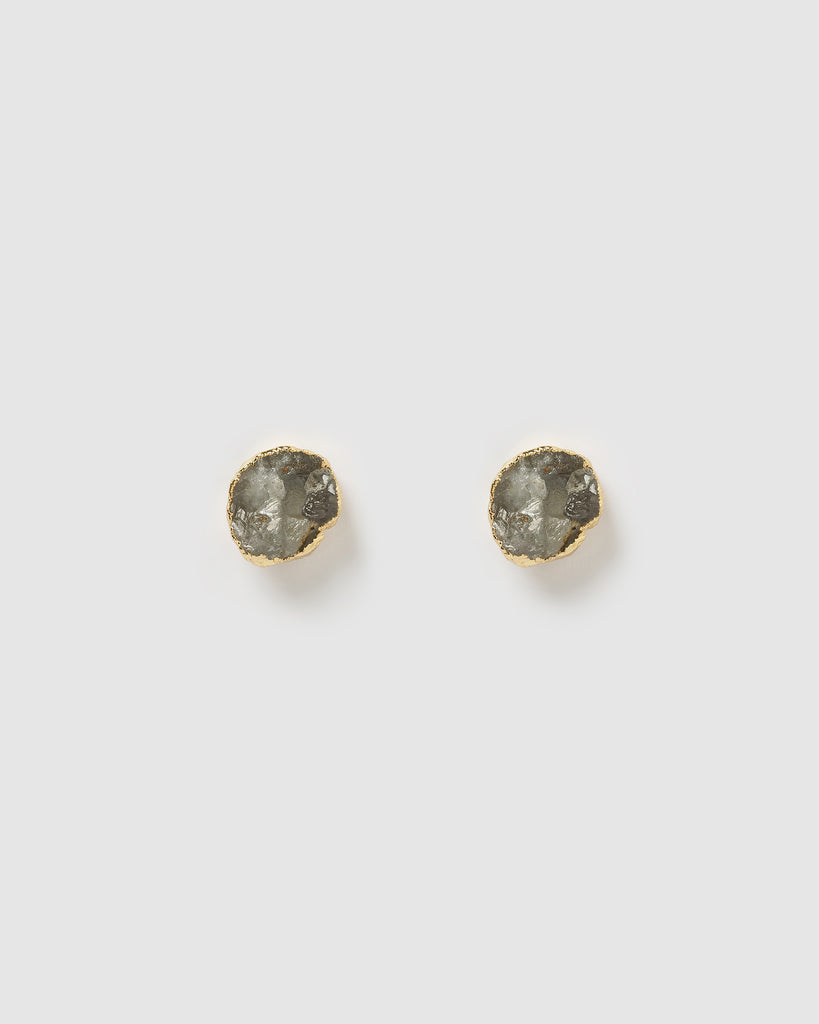 Miz Casa & Co Anenome Stud Earrings Aquamarine