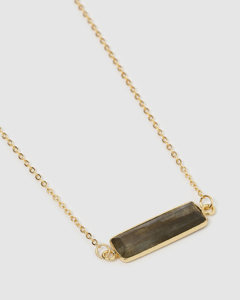 Miz Casa & Co Maz Necklace Smokey Quartz
