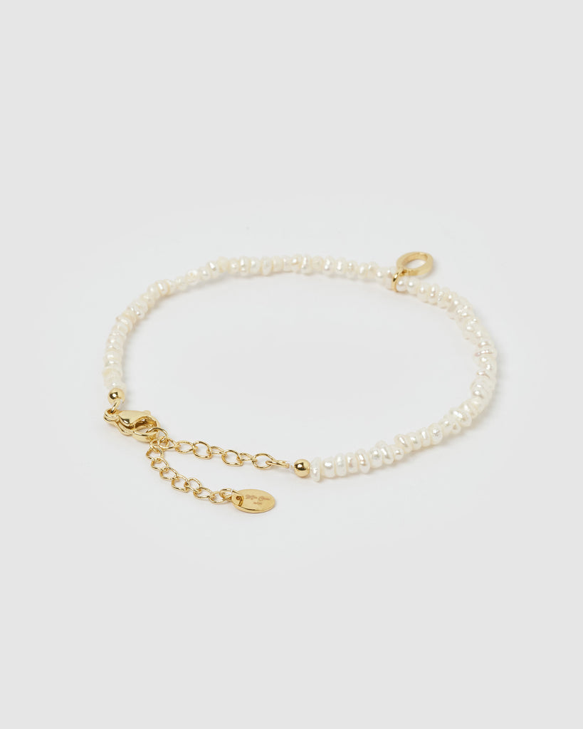 Miz Casa & Co Pearl Letter O Bracelet