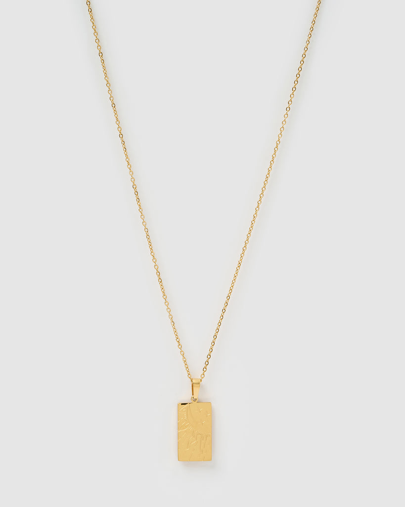 Miz Casa & Co Rima Pendant Necklace Gold